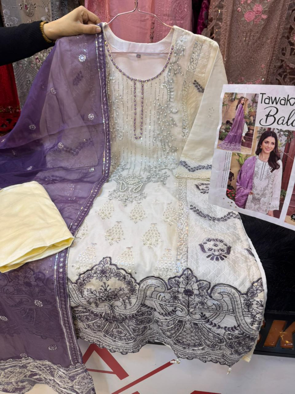 Premium Gold  Organza Party Dress